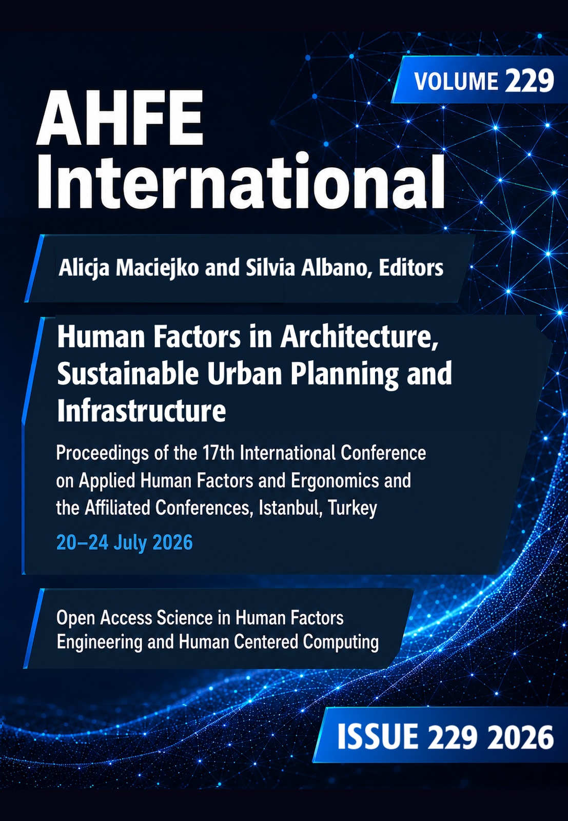 Human Factors in Architecture, Sustainable Urban Planning and Infrastructure cover